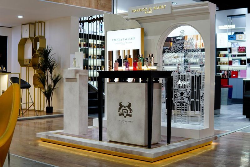 Parfums de Marly Valaya Exclusif stand at Gallery Monalisa, Erbil